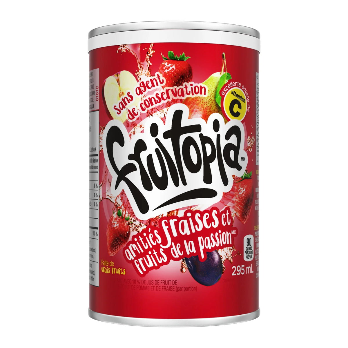 Fruitopia Strawberry Passion Awareness Frozen Concentrate Can, 295 mL