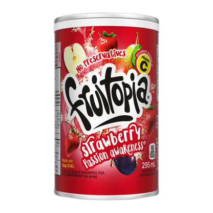 Fruitopia Strawberry Passion Awareness Frozen Concentrate Can, 295 mL