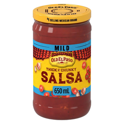 Old El Paso Thick 'n Chunky Mild Salsa, 650 mL