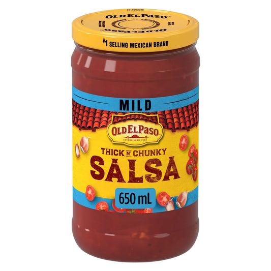 Old El Paso Thick 'n Chunky Mild Salsa, 650 mL