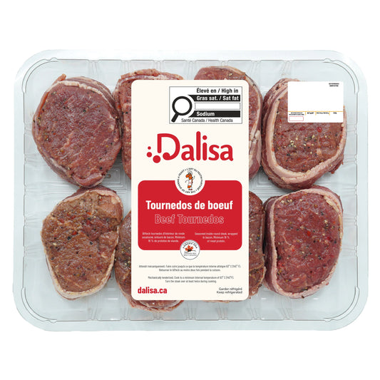 Dalisa Beef Inside Round Tournedos Grilling Steak, 1.5 kg average weight