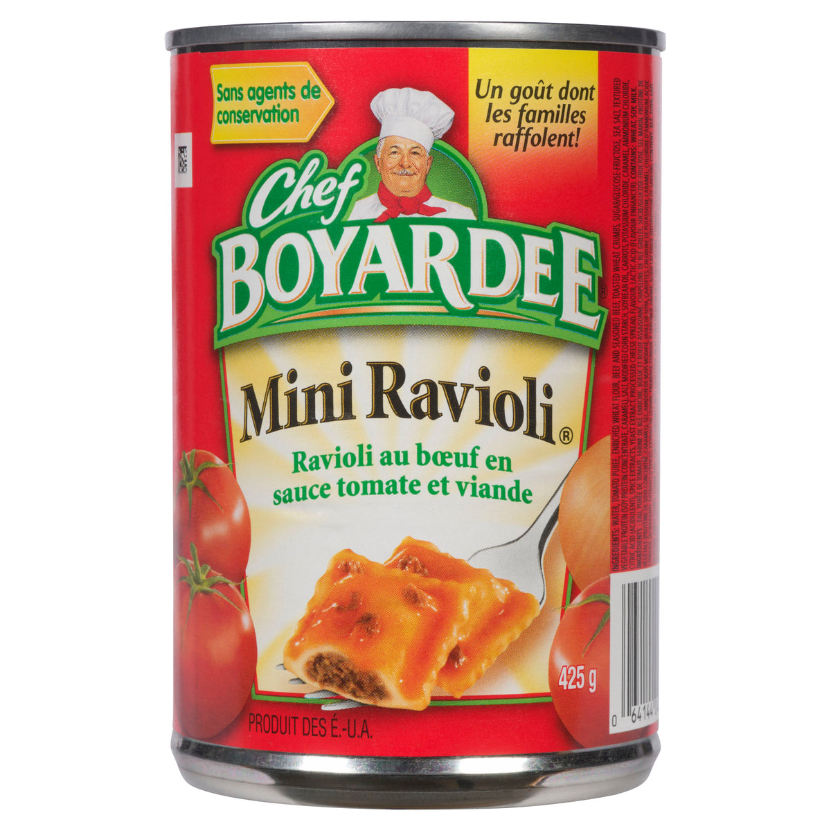Chef Boyardee Mini Ravioli Beef, 425 g