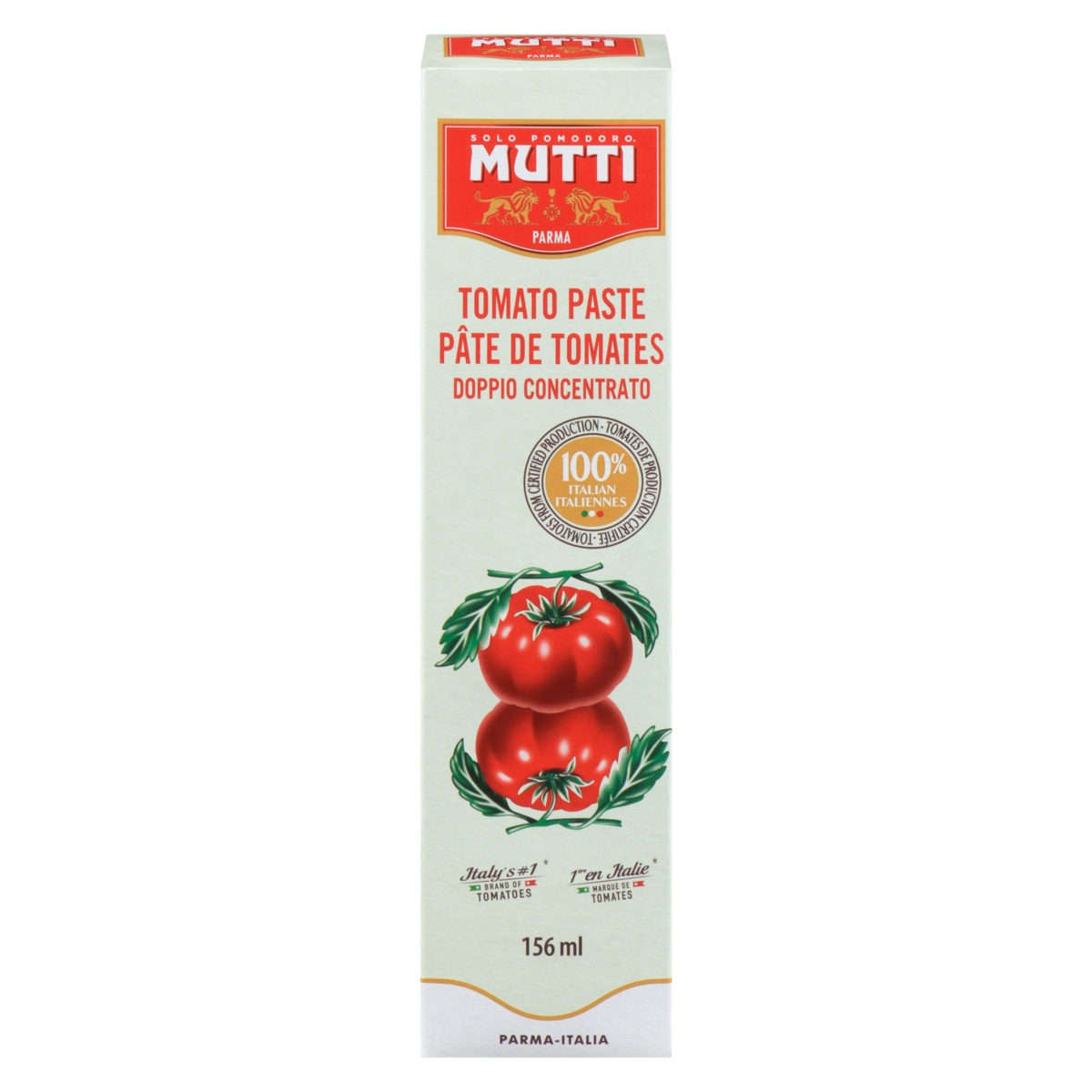 Mutti Tomato Paste Tube, 156 mL