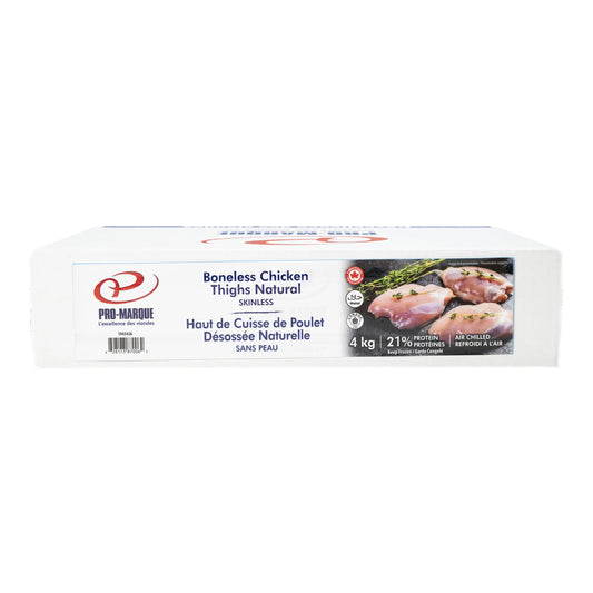Pro-Marque Frozen Boneless Skinless Chicken Thighs, 4 kg