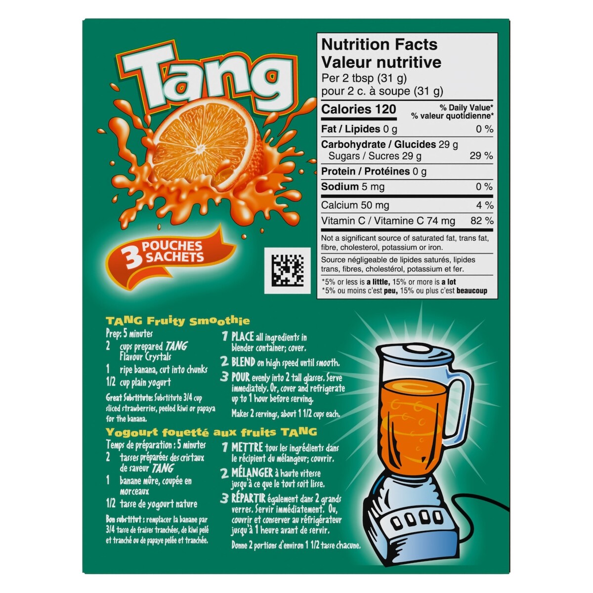 Tang's Orange Drink Mix, 276 g