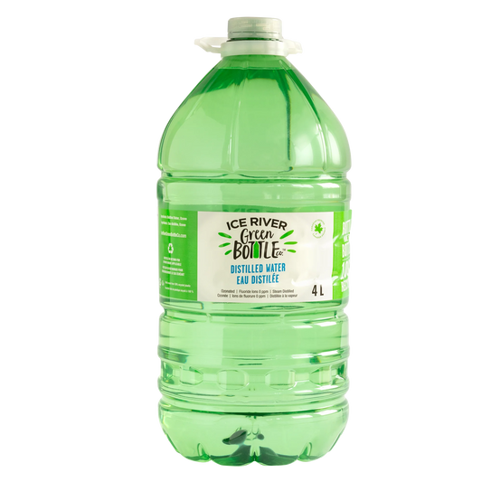 Ice River Green Distilled Water, 4 × 4 L