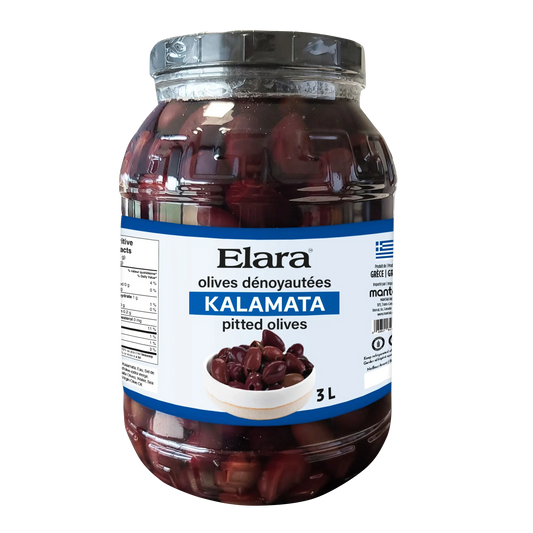 Elara Pitted Kalamata Olives, 3 L (3.17 qt.)