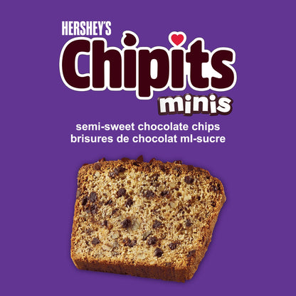 HERSHEY'S CHIPITS Semi-Sweet Minis Chocolate Chips, 270 g