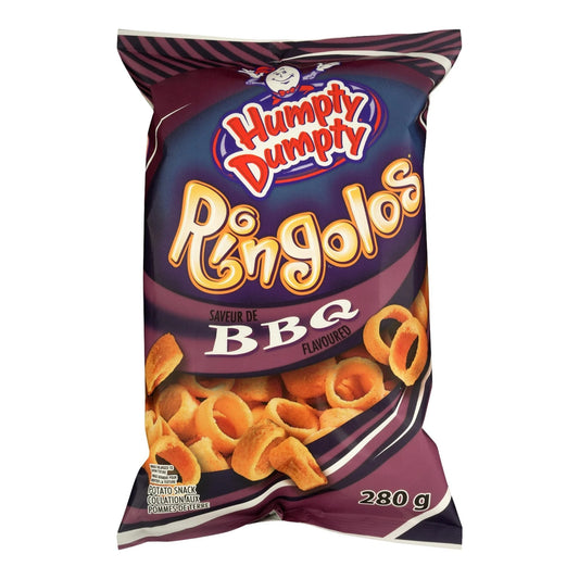 Old Dutch Humpty Dumpty BBQ Flavoured Ringolos, 280 g