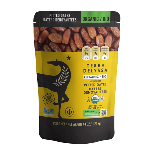 Terra Delyssa Organic Pitted Deglet Noor Dates, 1.25 kg