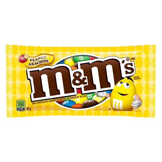 M&M's Peanuts Milk Chocolate, 24 × 49 g