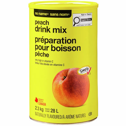 No Name Peach Drink Mix, 2.3 kg