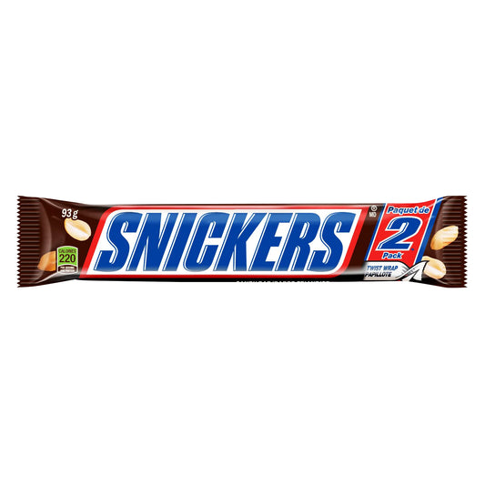 Snickers King Size Chocolate Bars, 24 × 93 g