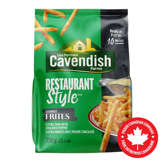 Cavendish Farms Restaurant Style Frites Extra Thin Gourmet Fries, 750 g