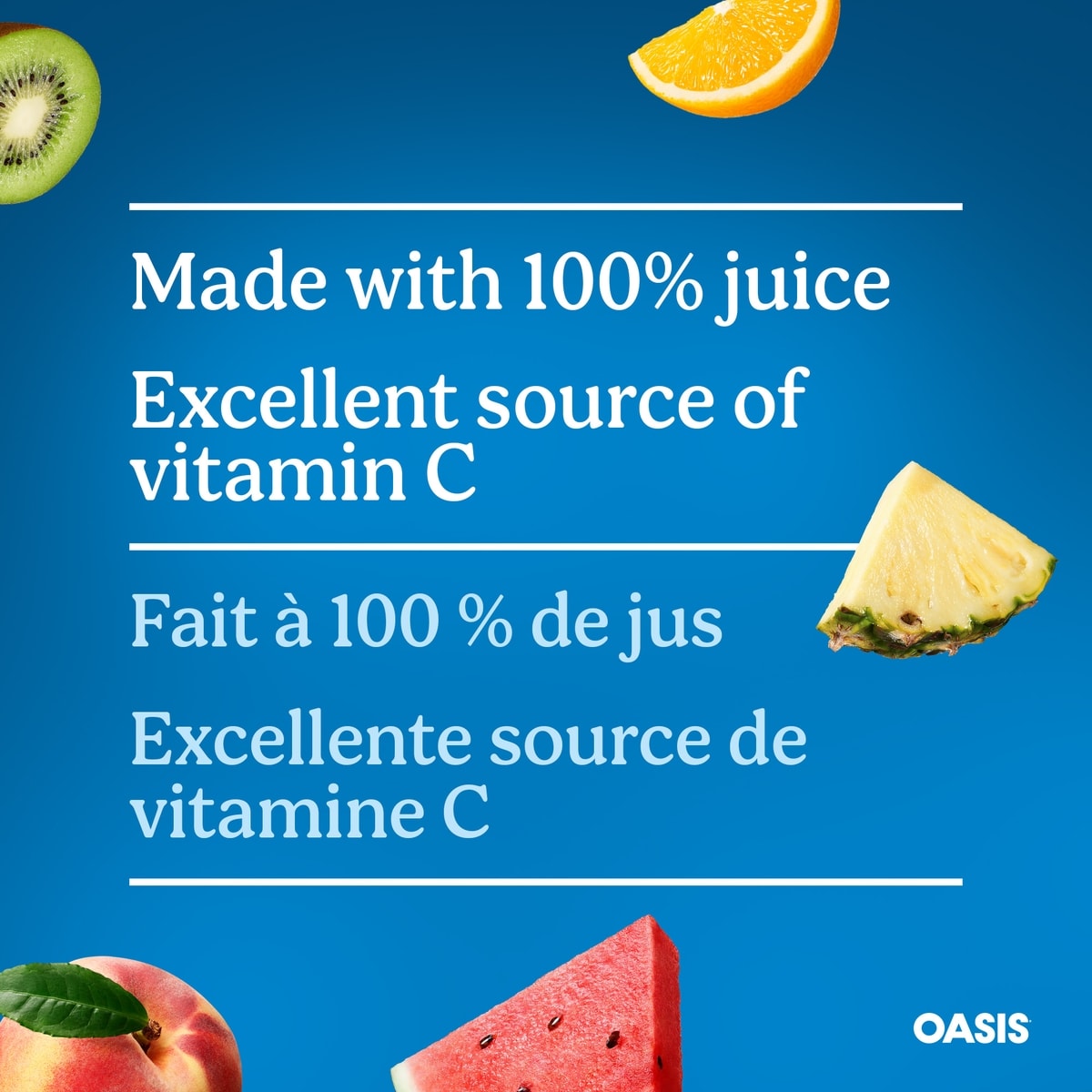 Oasis Tropical Passion Fruit Juice, 960 mL