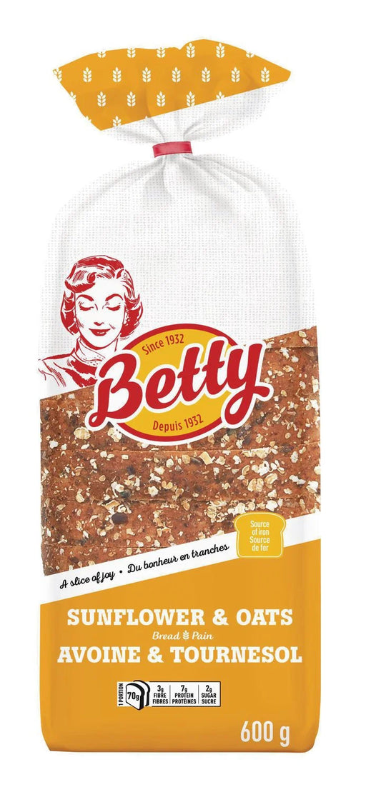 Betty Sunflower & Oat Bread, 600 g