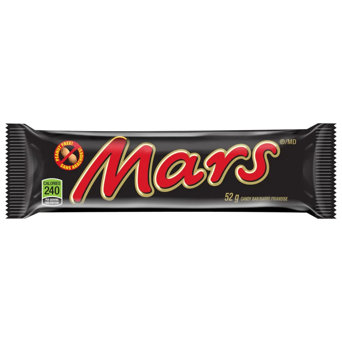 Mars Peanut Free Chocolate Candy Bar, 52 g