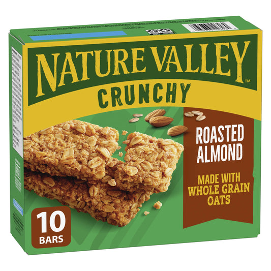Nature Valley Crunchy Granola Bars, Roasted Almond, 5 Bars, 210 g