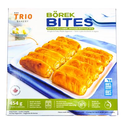 Börek Frozen Ricotta Cheese Puff Pastries, 454 g