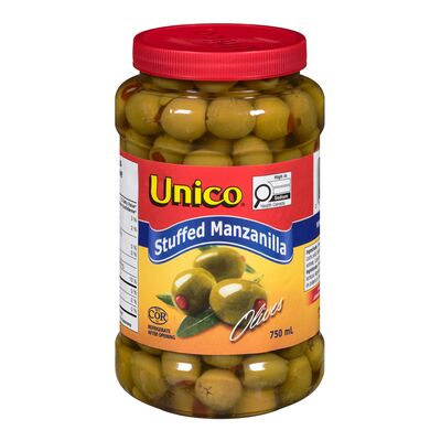 Unico Stuffed Manzanilla Olives, 750 mL