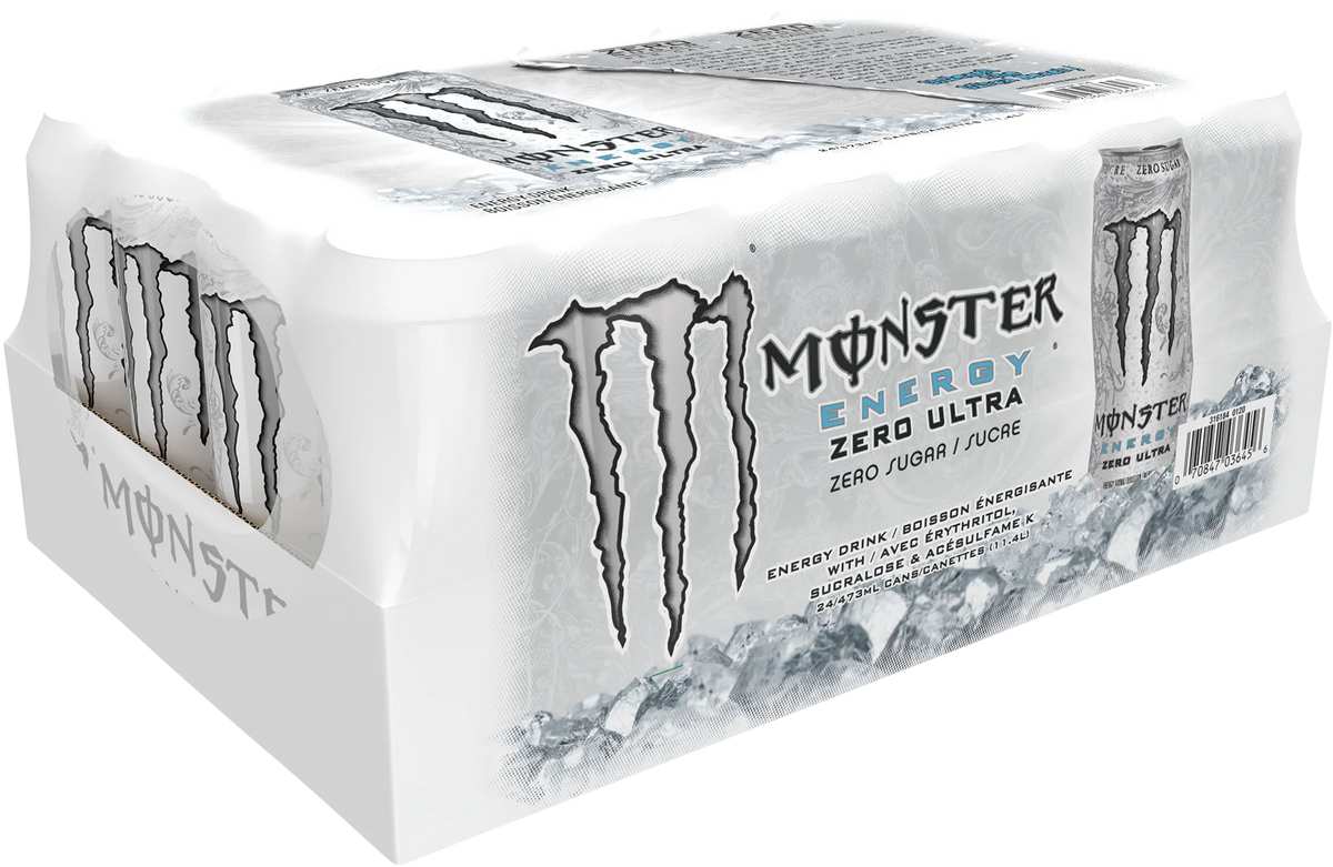 Monster Energy Zero Ultra, 24 × 473 mL