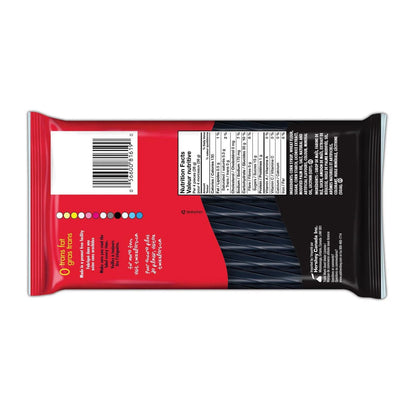 Twizzlers Black Licorice Twists, 375 g