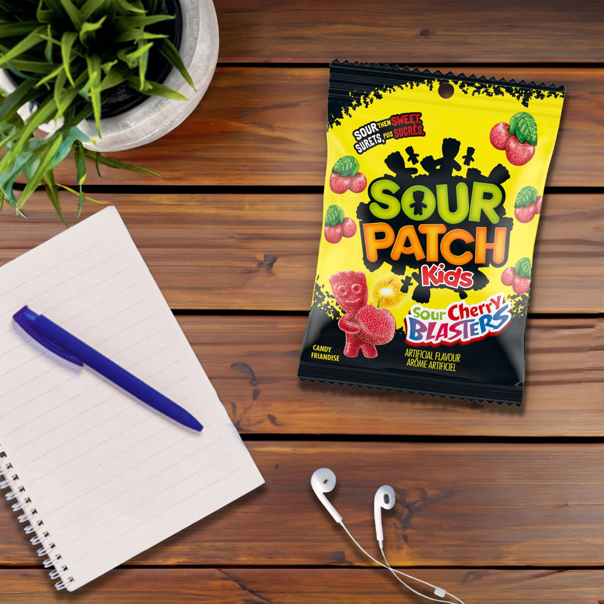 Sour Patch Kids Sour Cherry Blasters Candy, 154 g