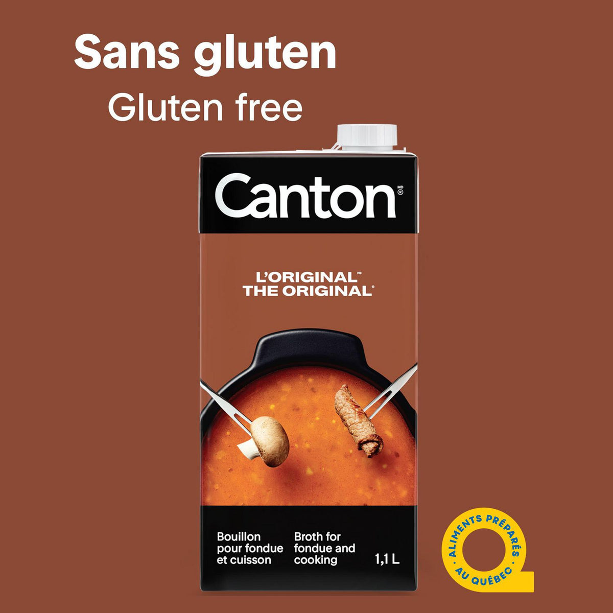 Canton The Original Broth for Fondue and Cooking, 1.1 L