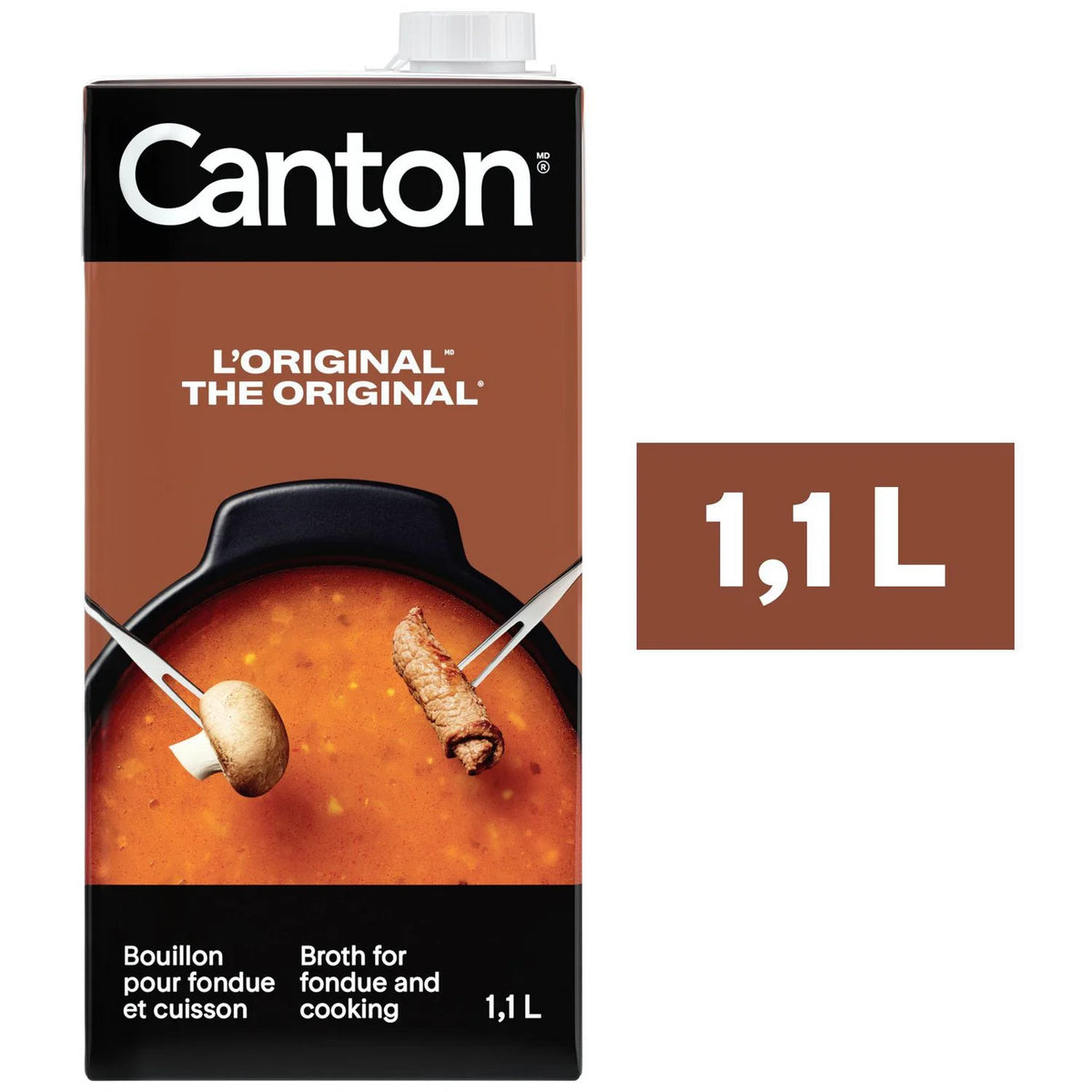 Canton The Original Broth for Fondue and Cooking, 1.1 L