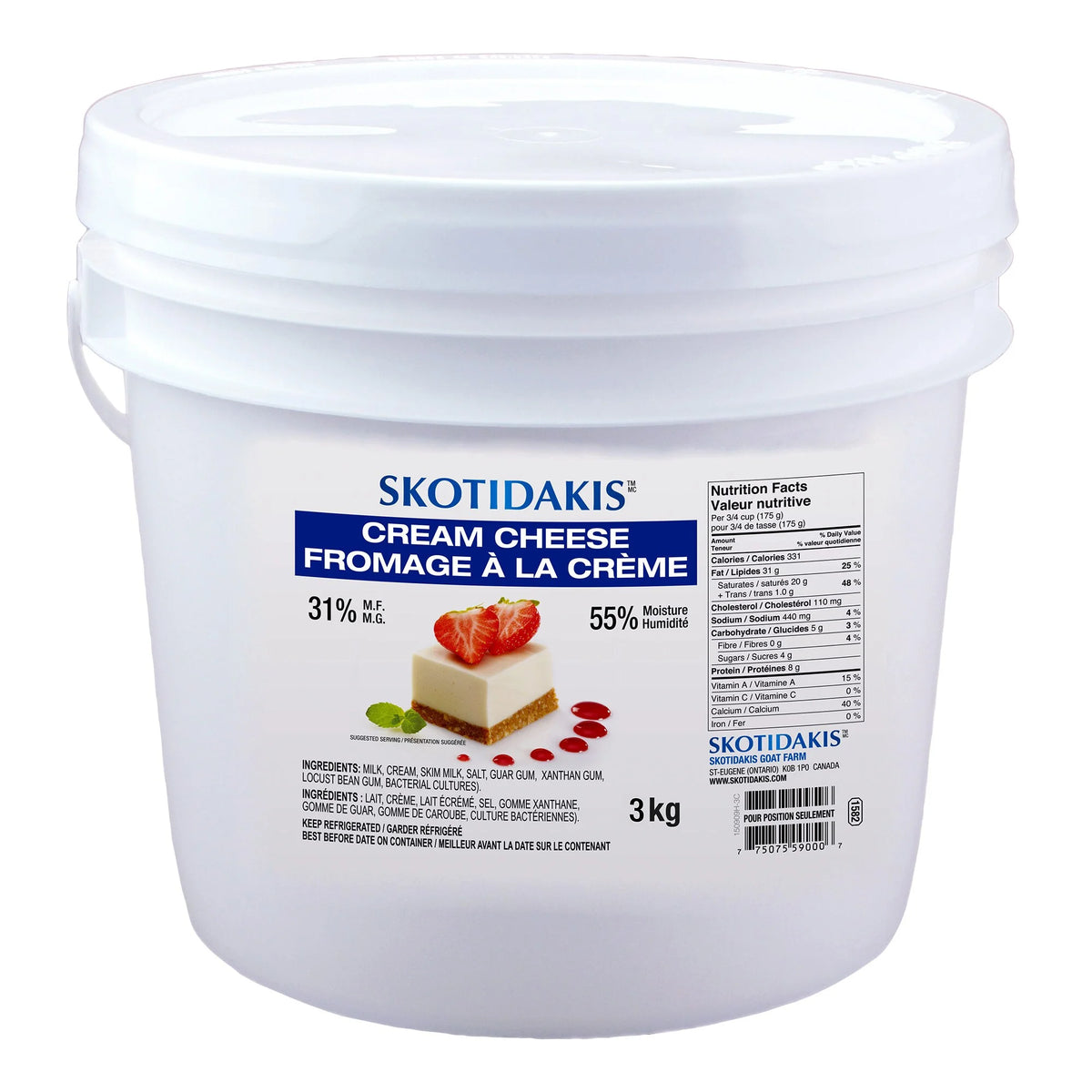 Skotidakis Cream Cheese, 3 kg