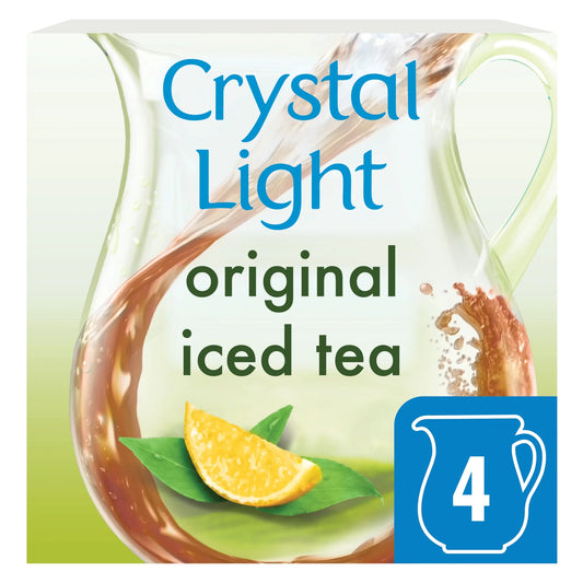 Crystal Light Iced Tea Powdered Drink Mix Pitcher Packs, 30.9 g