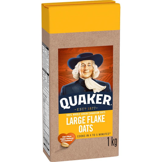 Quaker Large Flake Oats, 1 kg