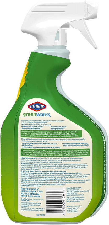 Green Works All-Purpose Cleaner Spray, 946 mL
