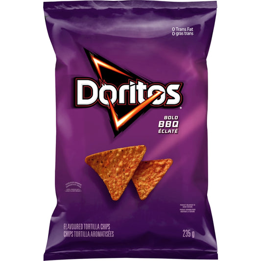 Doritos Bold BBQ Flavoured Tortilla Chips, 235 g