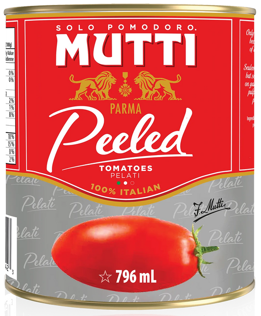 Mutti Whole Peeled Tomatoes, 796 mL