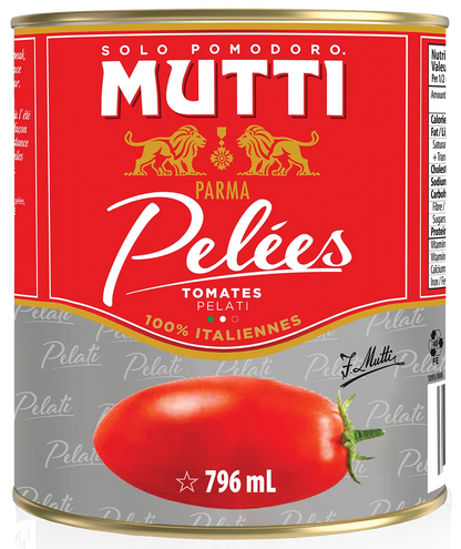 Mutti Whole Peeled Tomatoes, 796 mL