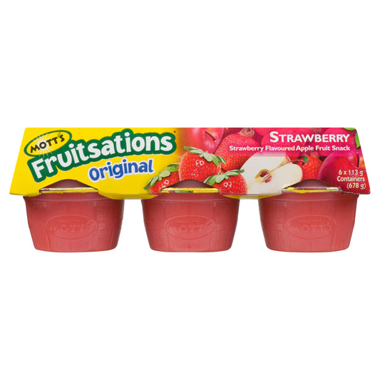 Mott's Fruitsations Strawberry Apple Fruit Snacks, 6 × 113 g