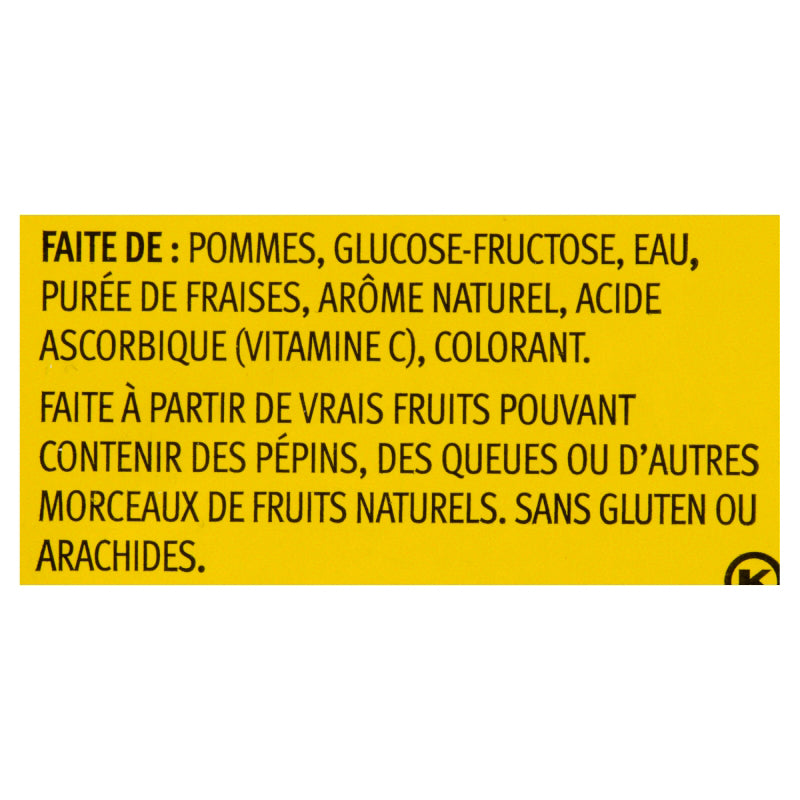 Mott's Fruitsations Strawberry Apple Fruit Snacks, 6 × 113 g