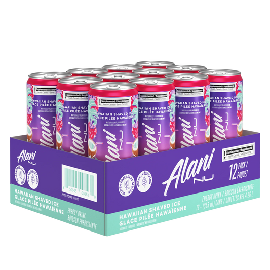 Alani Nu Energy Drink Hawaiian Shaved Ice, 12 × 355 mL