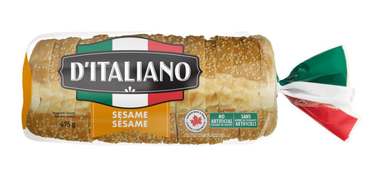 D'Italiano Sesame Seeded Bread, 675 g