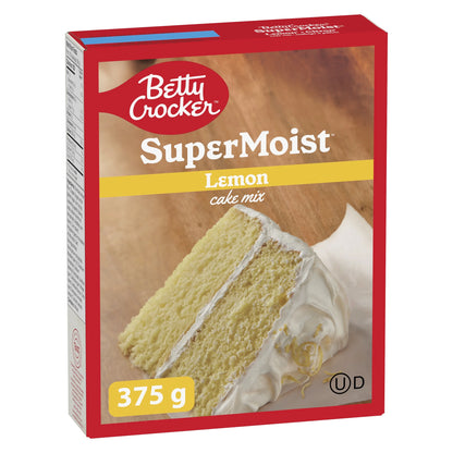 Betty Crocker Super Moist Lemon Cake Mix, 375 g