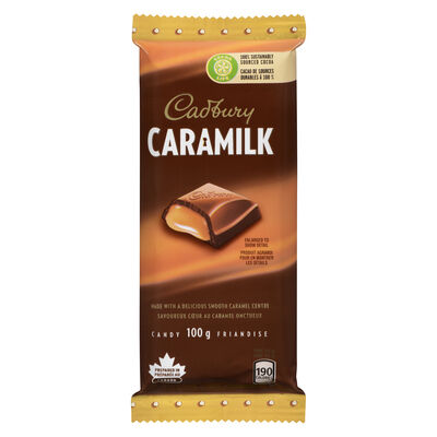 Cadbury Caramilk Chocolate Bar, 100 g