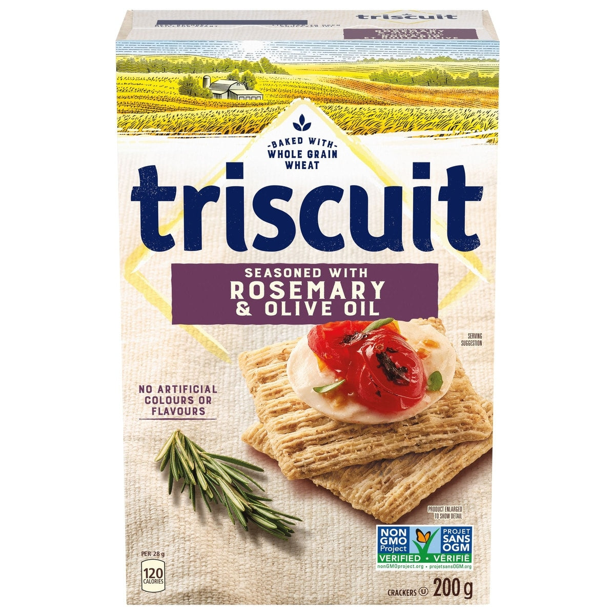 Christie Triscuit Rosemary & Olive Oil Crackers, 200 g