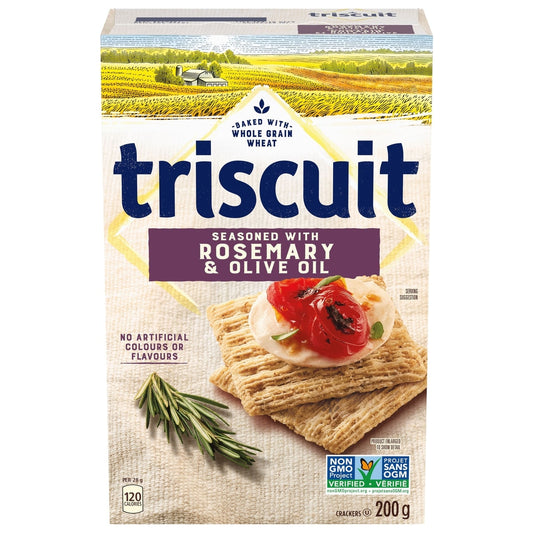 Christie Triscuit Rosemary & Olive Oil Crackers, 200 g