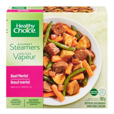 Healthy Choice Beef Merlot Frozen Steamer, 269 g