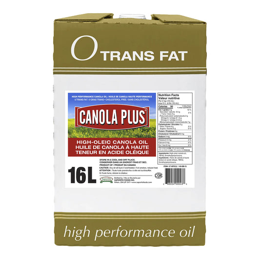 Canola Plus High Oleic Canola Oil, 16 L