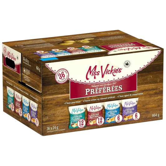 Miss Vickie's Potato Chips Variety Pack, 36 × 24 g