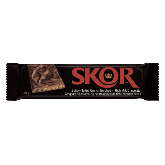 Skor Milk Chocolate Toffee Bars, 18 × 39 g