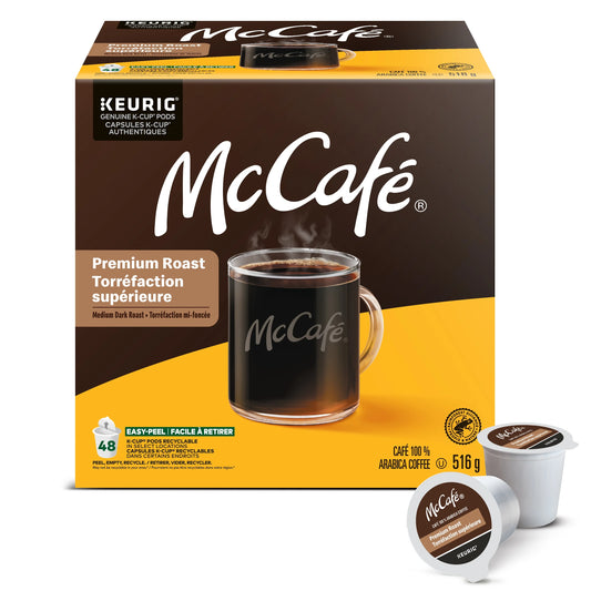 McCafé Premium Medium Dark Roast K-Cup Coffee Pods, 48 count