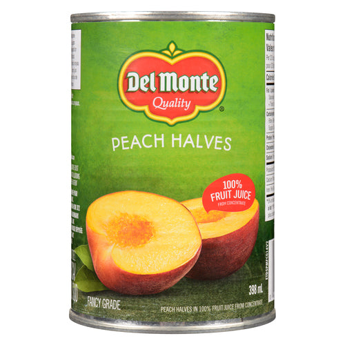 Del Monte Peach Halves in Juice from Concentrate, 398 mL